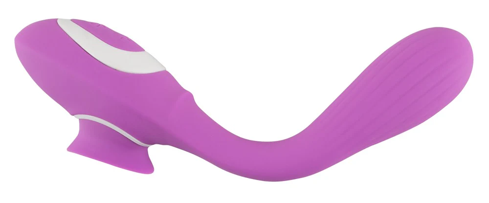 2 Funktion Vibrator Med Tunga - 22 cm - Image 6