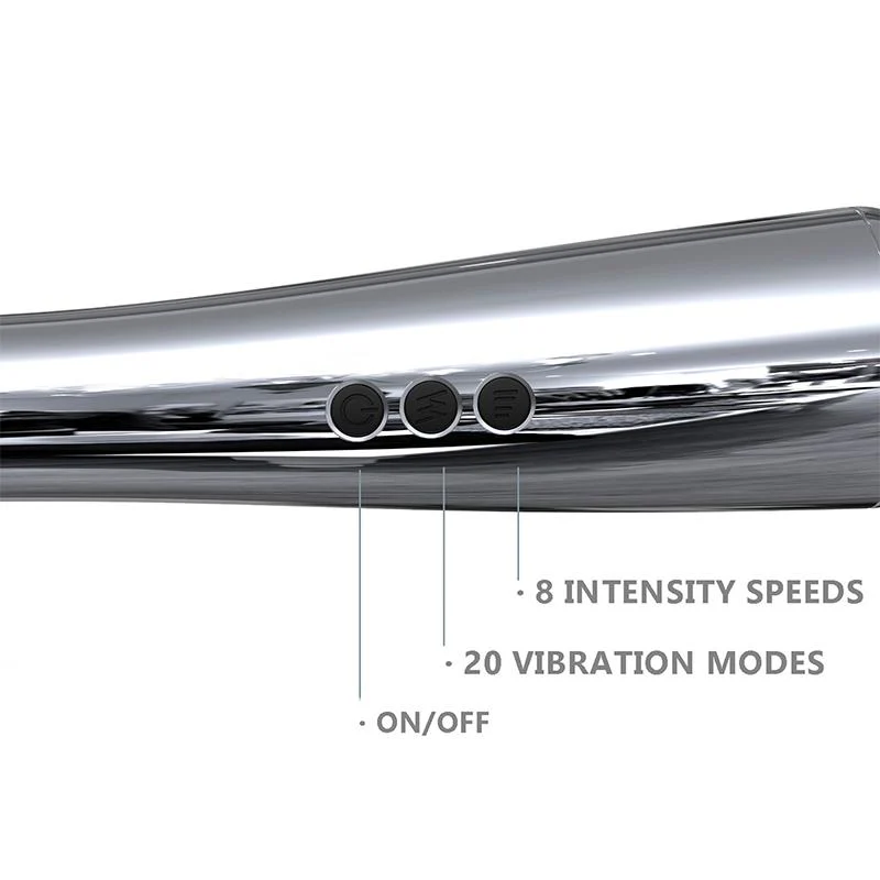 Action Silvery Wand Massager - Image 6