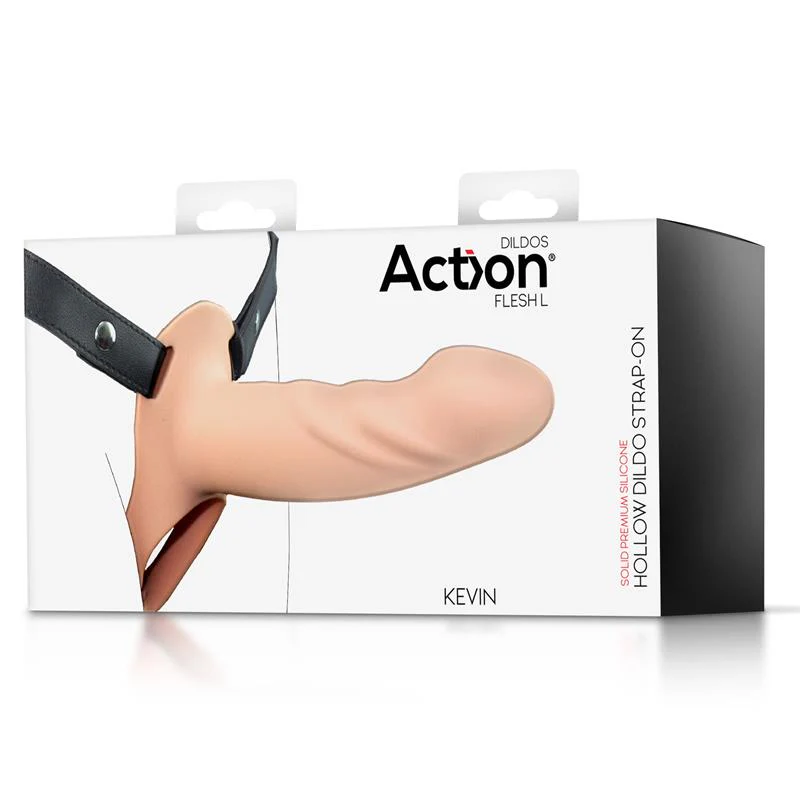 Action Strap-On Hollow Dildo L - Image 10