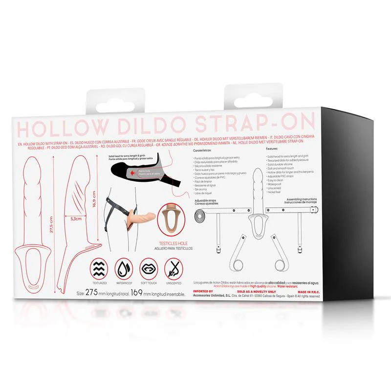Action Strap-On Hollow Dildo L - Image 11