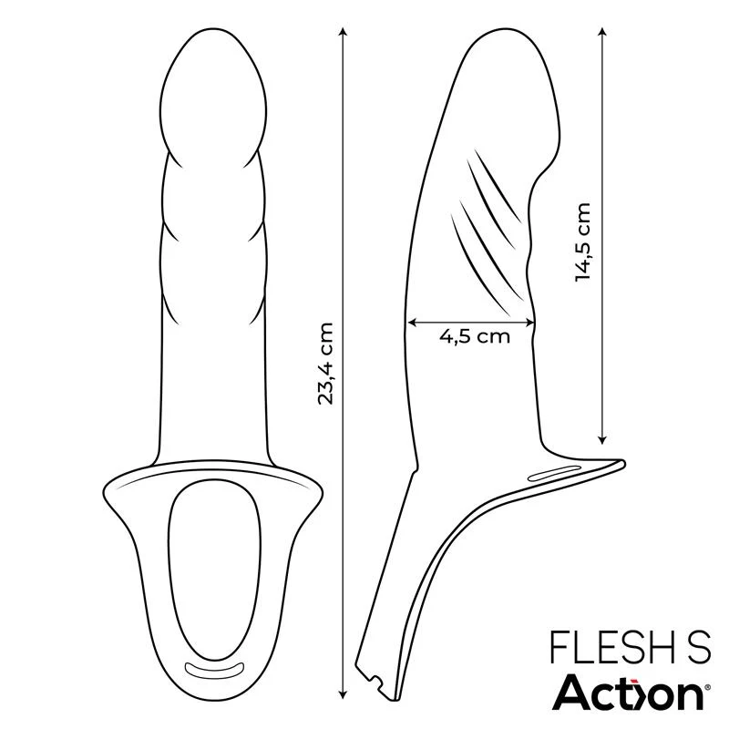 Action Strap-On med Hollow Dildo - Image 11