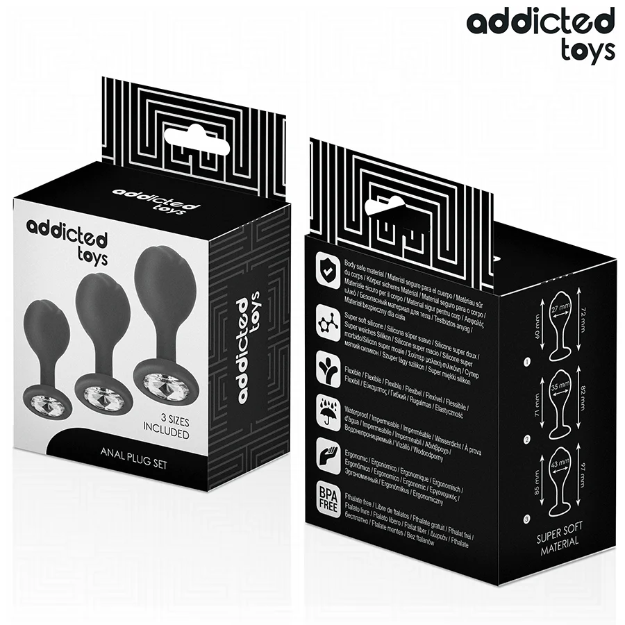 Addicted Toys Analpluggar 3-pack - Image 7