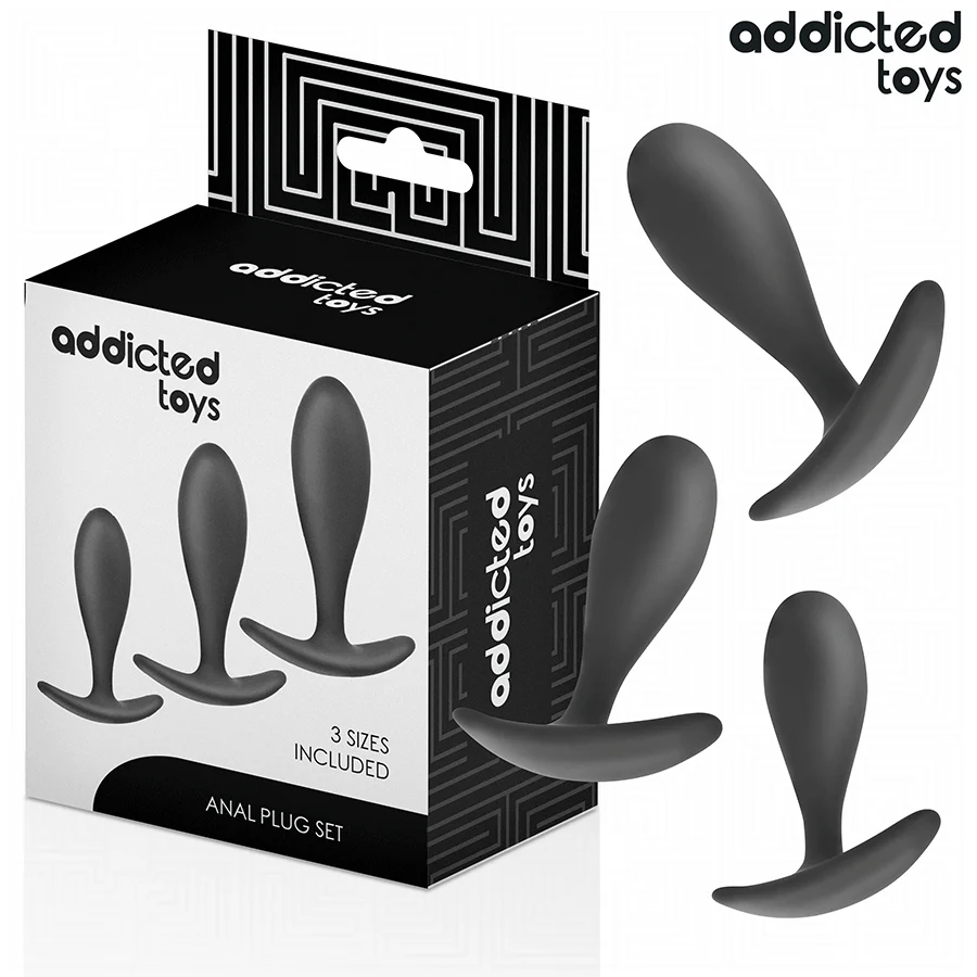 Addicted Toys Analpluggar Set 3 st