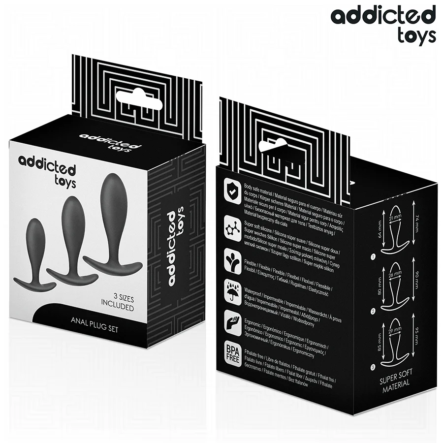 Addicted Toys Analpluggar Set 3 st - Image 7