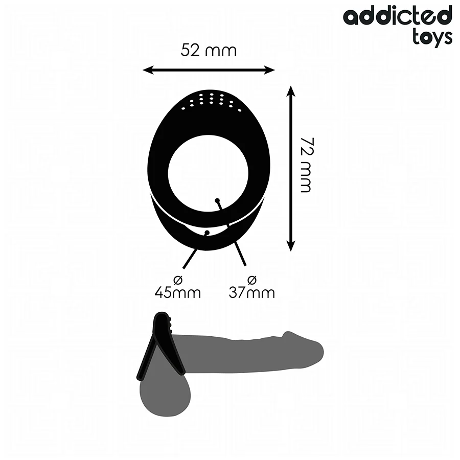 Addicted Toys Dubbel Cockring - Image 3