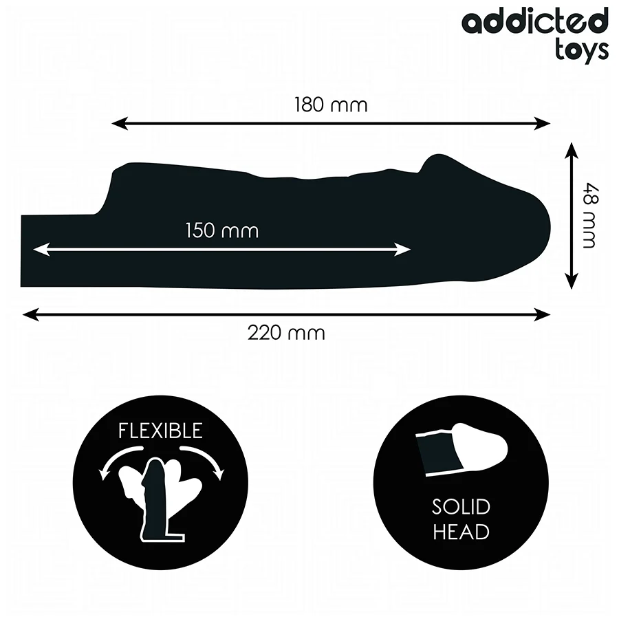 Addicted Toys Penis Sleeve 22 cm - Image 5