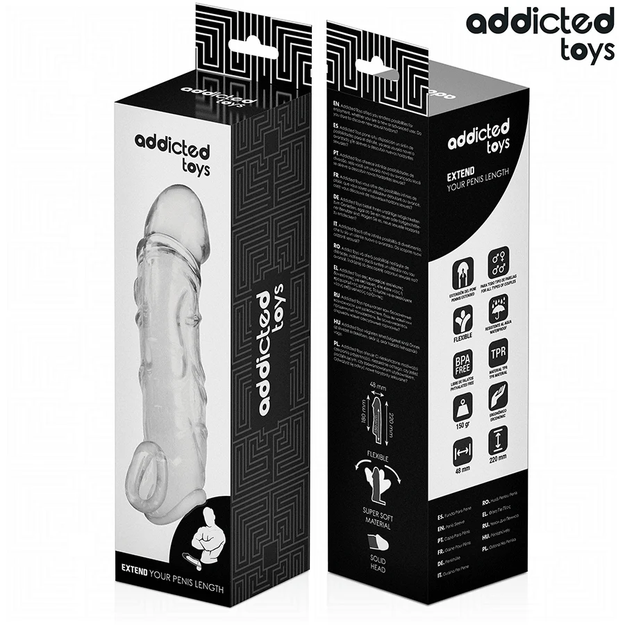 Addicted Toys Penis Sleeve 22 cm - Image 7