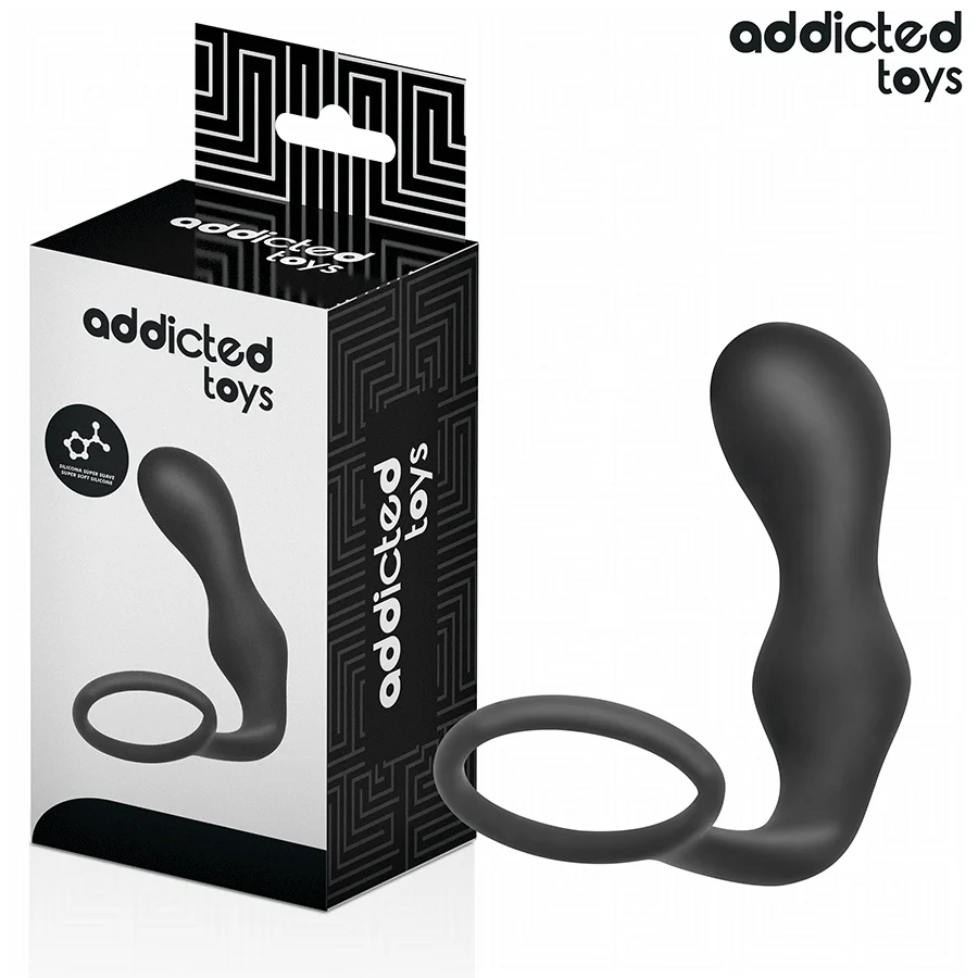 Analplugg med Penisring 3 cm