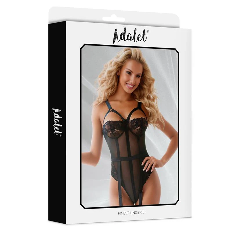 Ariana Teddy med Strumpeband - Image 4