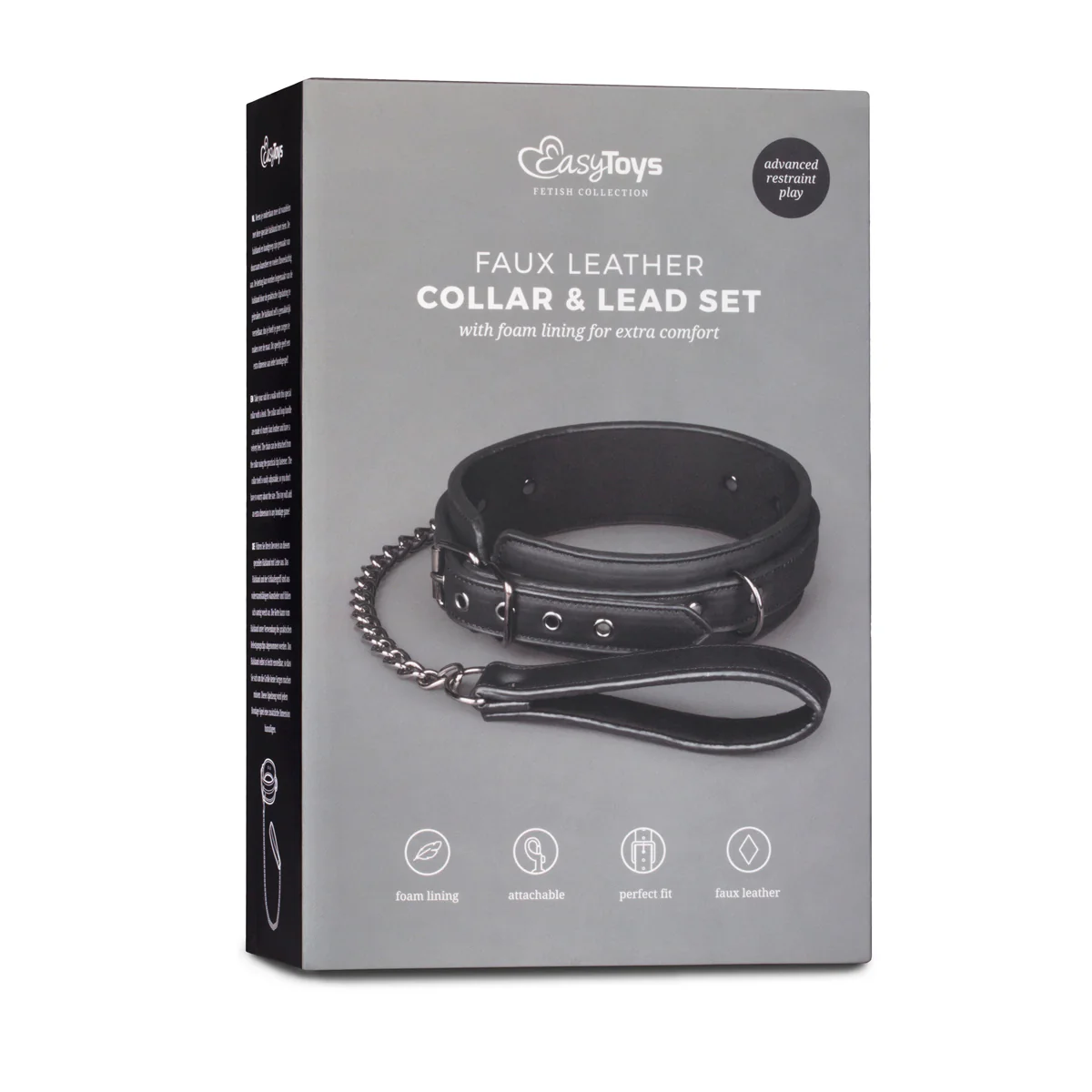 EasyToys Bondage Halsband Med Koppel - Image 5