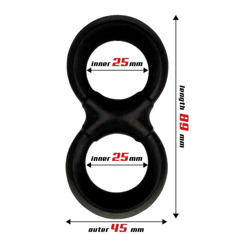 Beast Rings Dubbel Penisring 25 mm - Image 2