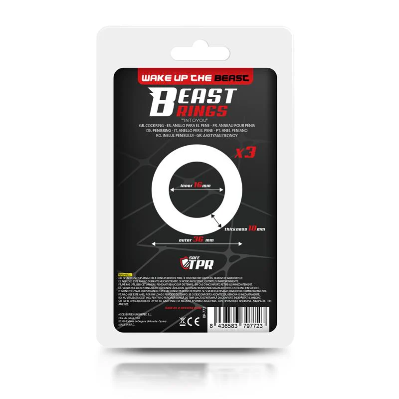 Beast Rings Penisring 3-pack - Image 3