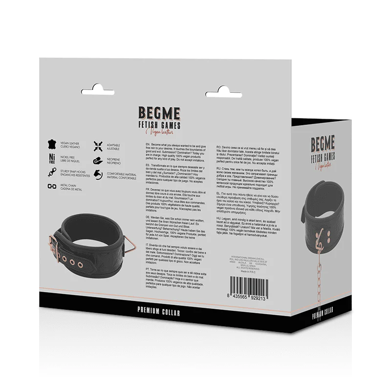 BegMe Halsband Med Koppel - Image 8
