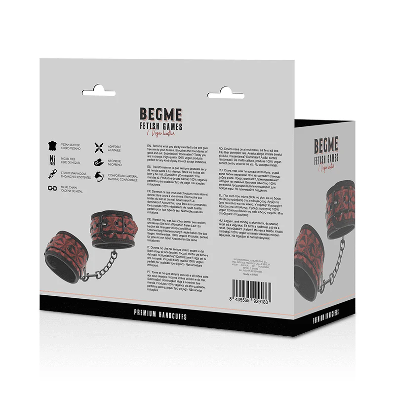 BegMe Red Premium Handbojor - Image 9