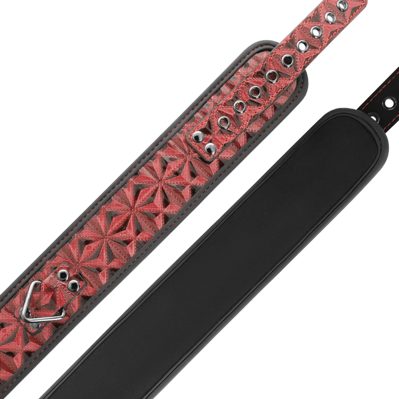 BegMe Röd Halsband Med Koppel - Image 4