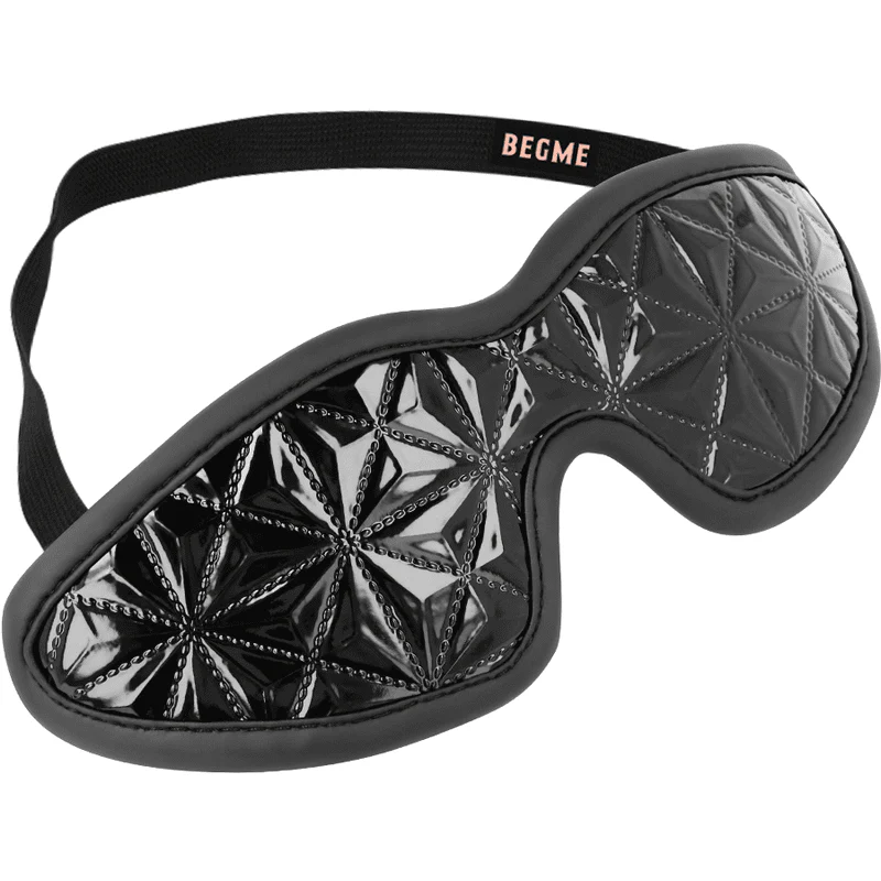 BegMe Svart Fetish Ögonmask - Image 4