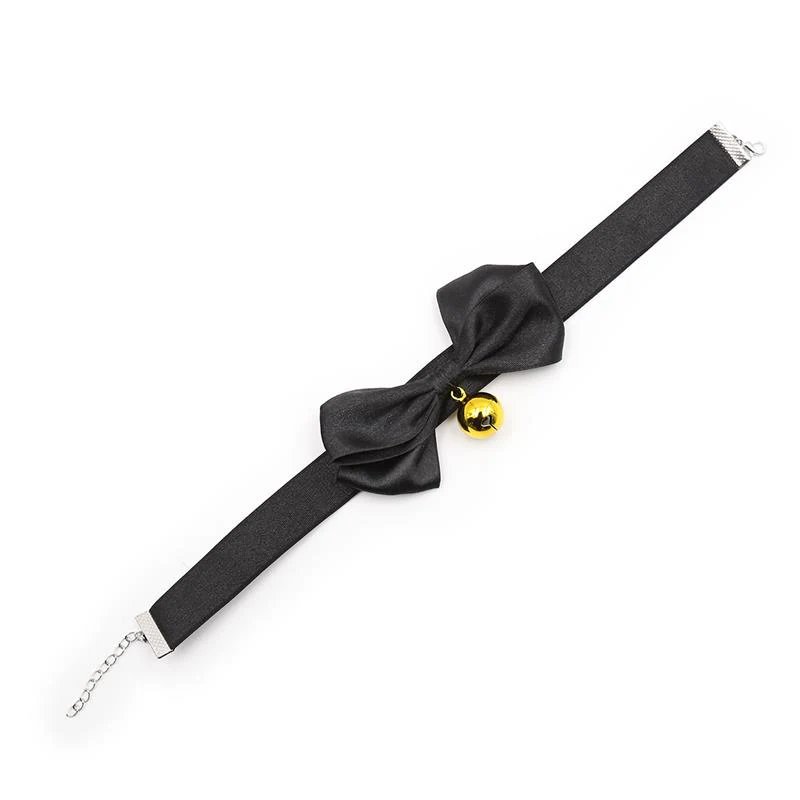 Black Bow BDSM Collar - Image 4