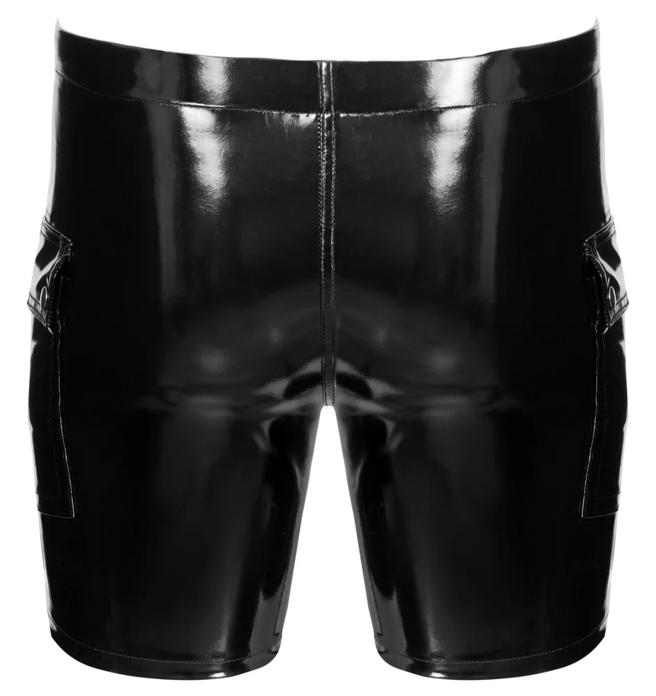 Black Level Vinylshorts med Fickor - Image 6