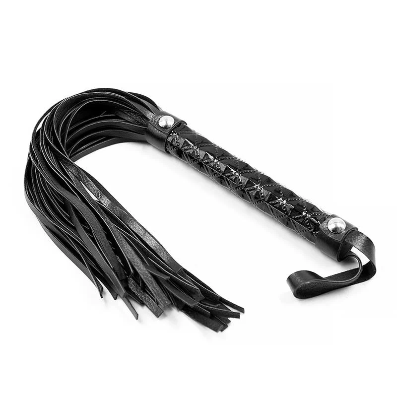 Black Sapphire Vegan Flogger - Image 3