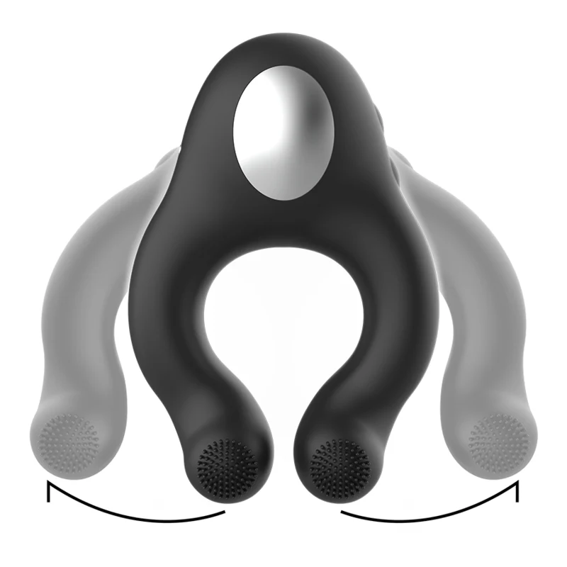 Black&Silver Licking Penisring - Image 4