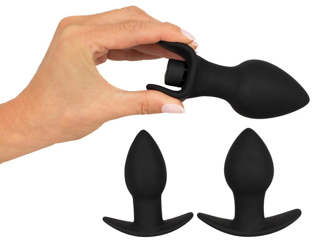Black Velvets 3-Delat Buttplugset - Image 8