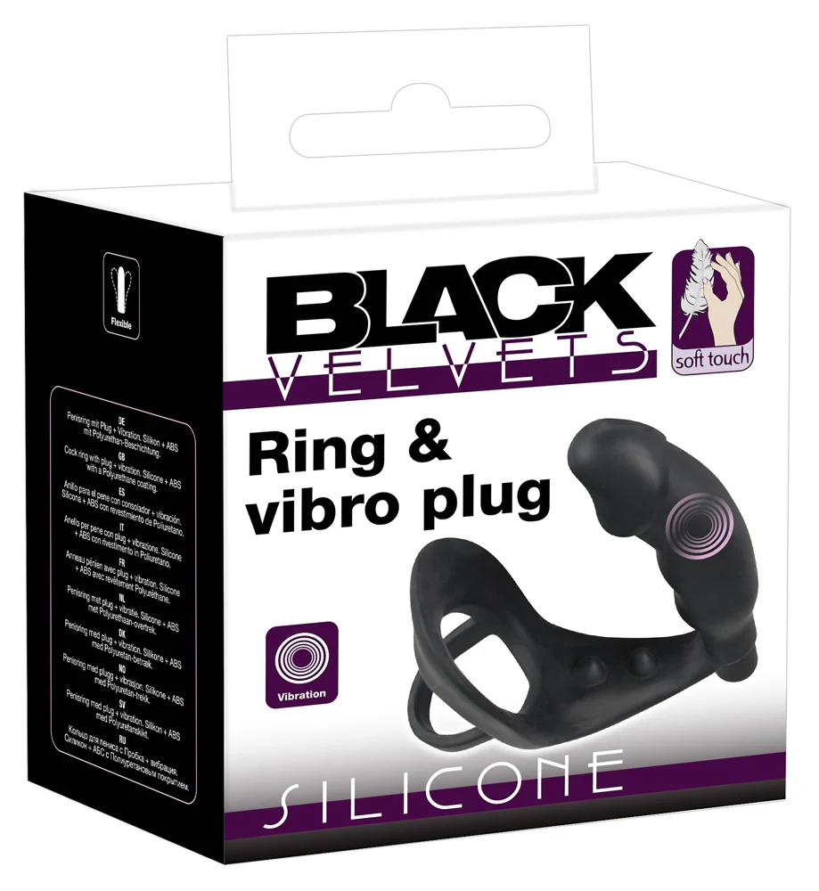 Black Velvets Penisring & Buttplug - Image 4
