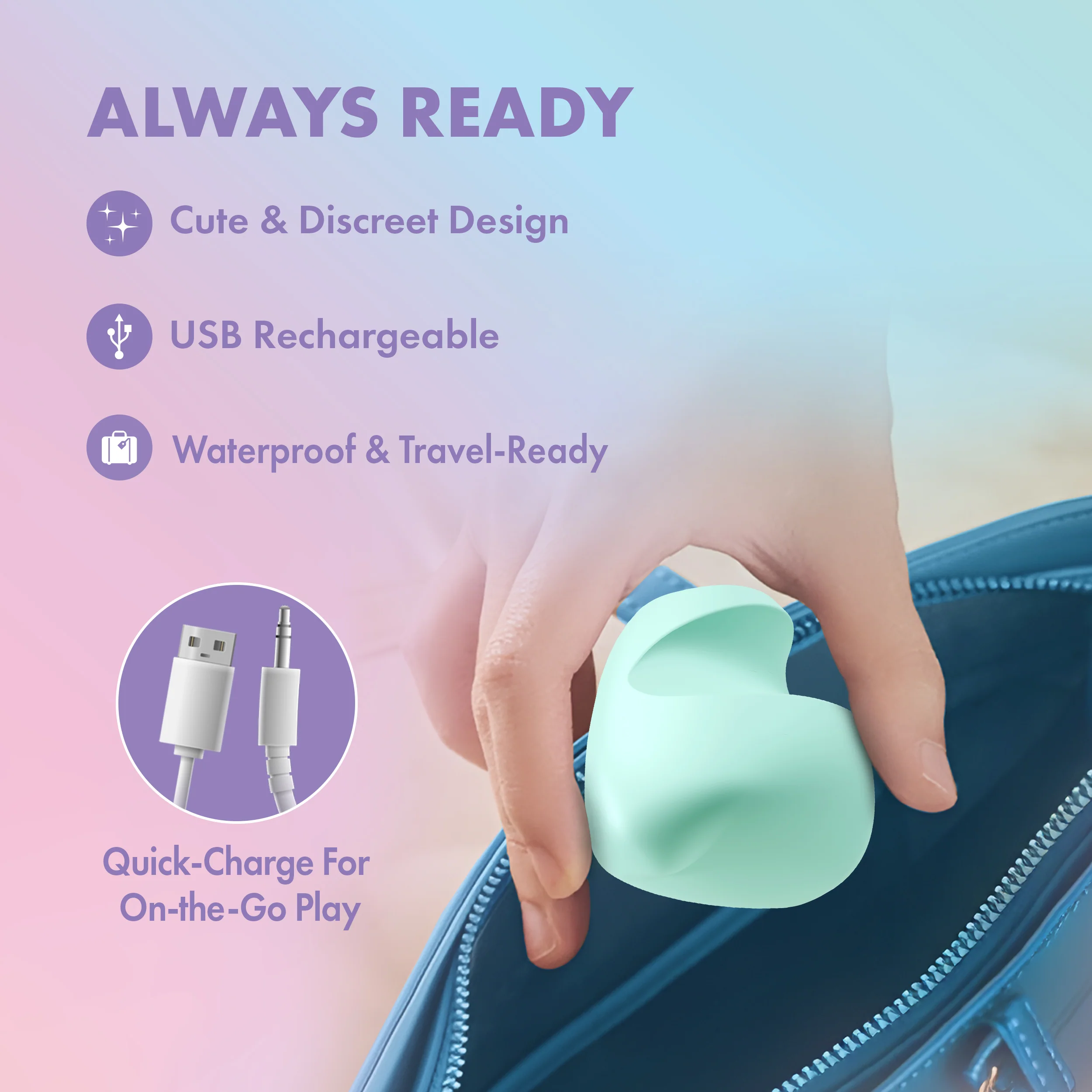 Blush Dream Crush Fingervibrator - Image 13