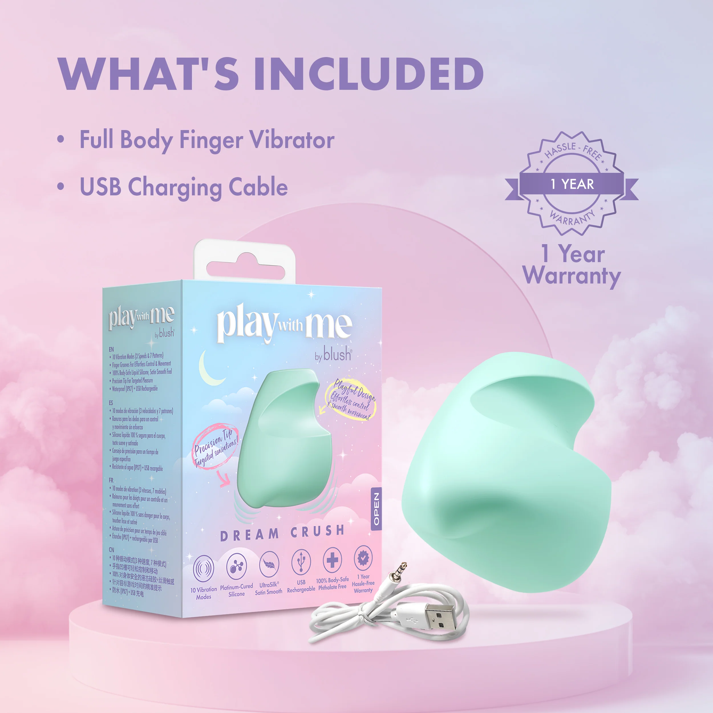Blush Dream Crush Fingervibrator - Image 14