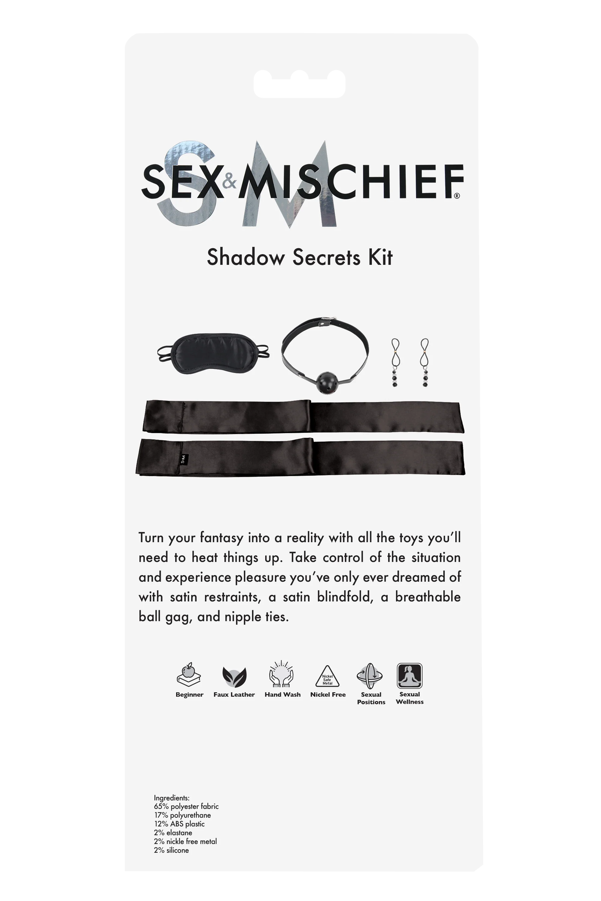 Bondage Kit Svart 5-delar - Image 8