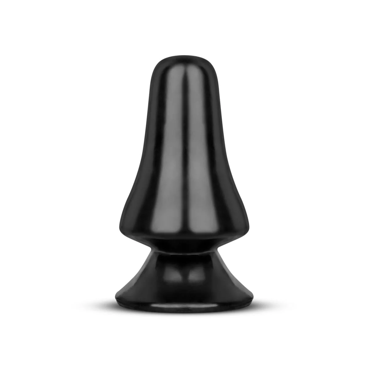 Bred Svart Buttplug 12 cm