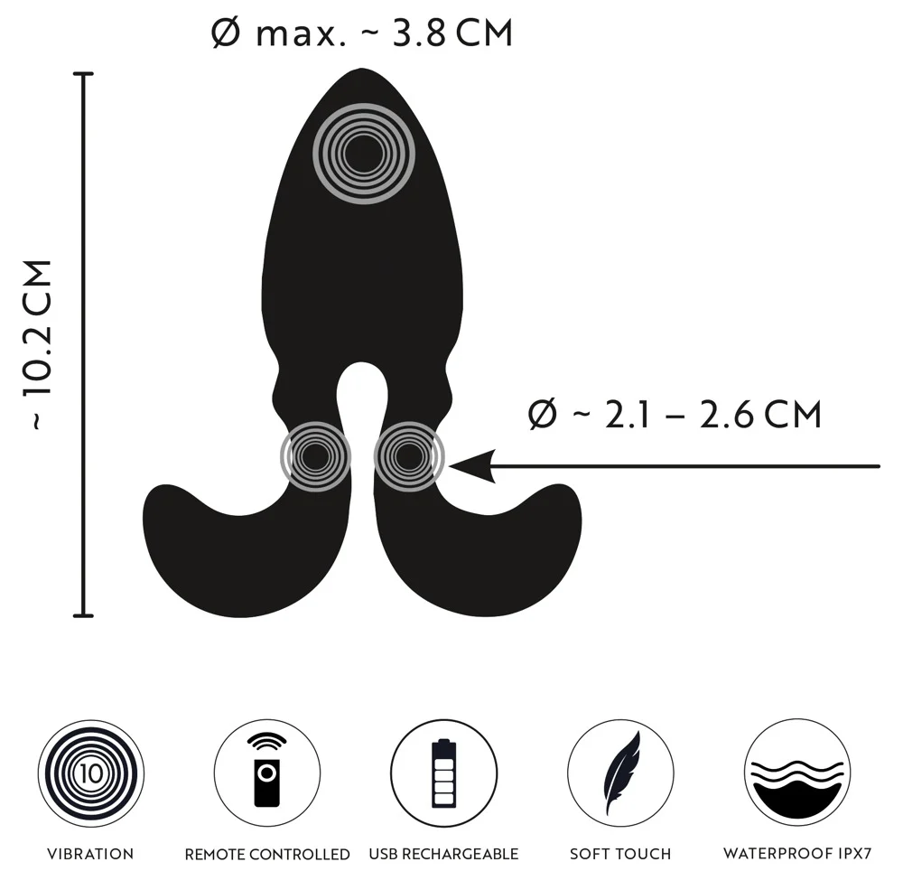 Buttplug med Flexibla Armar - Image 4