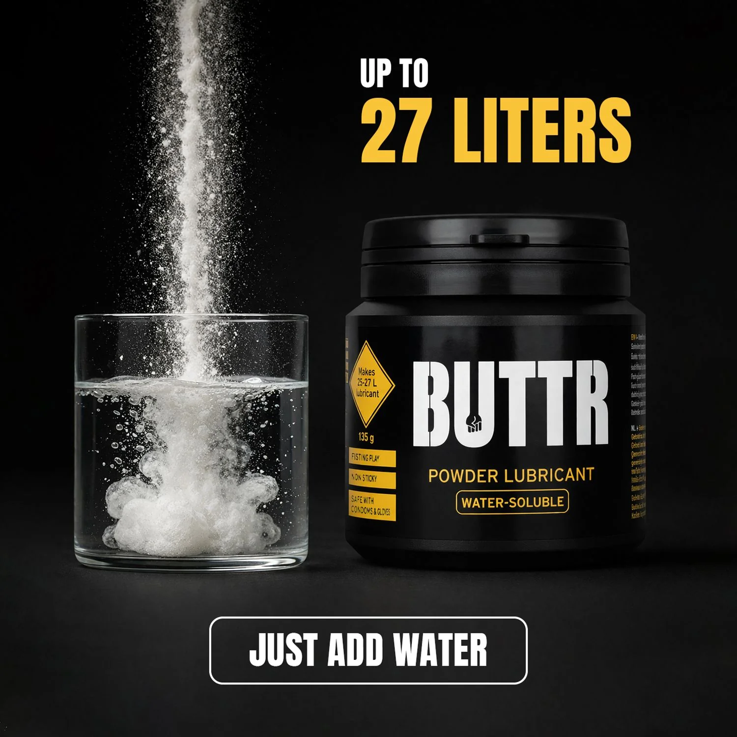 BUTTR Pulverglidmedel 135g - Image 3