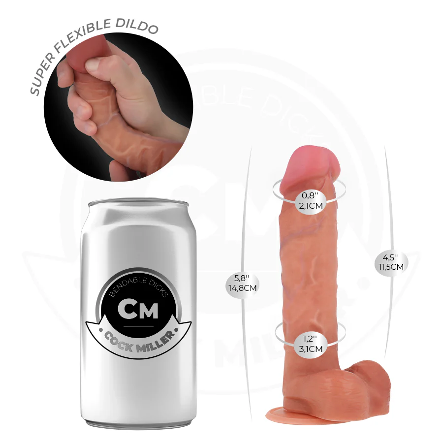 Cock Miller Böjbar Dildo 15cm - Image 3