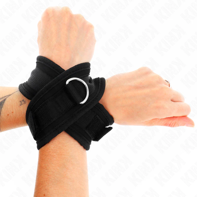 Cross Cuffs Svarta 34 cm