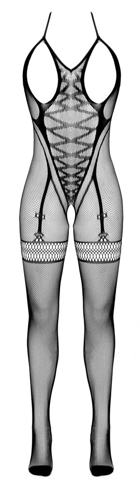 Crotchless Catsuit i Nät - Image 5