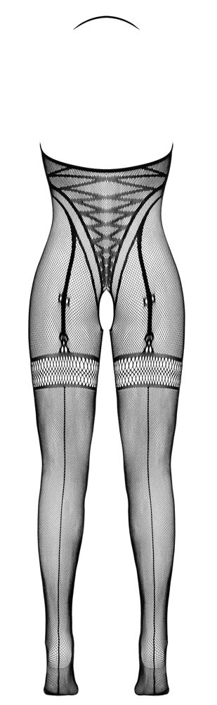 Crotchless Catsuit i Nät - Image 6