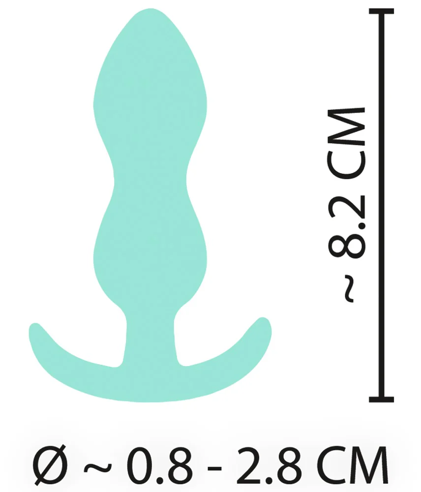 Cuties Mini Buttplug Grön - Image 7