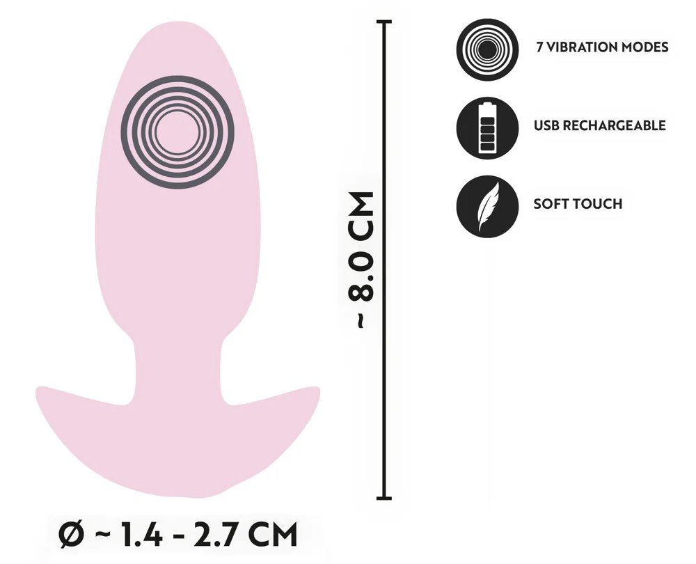 Cuties Mini Vibrating Plug - Image 12