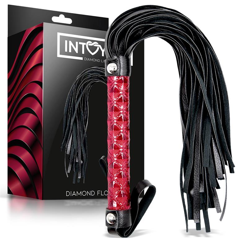 Diamond Vegan Leather Flogger