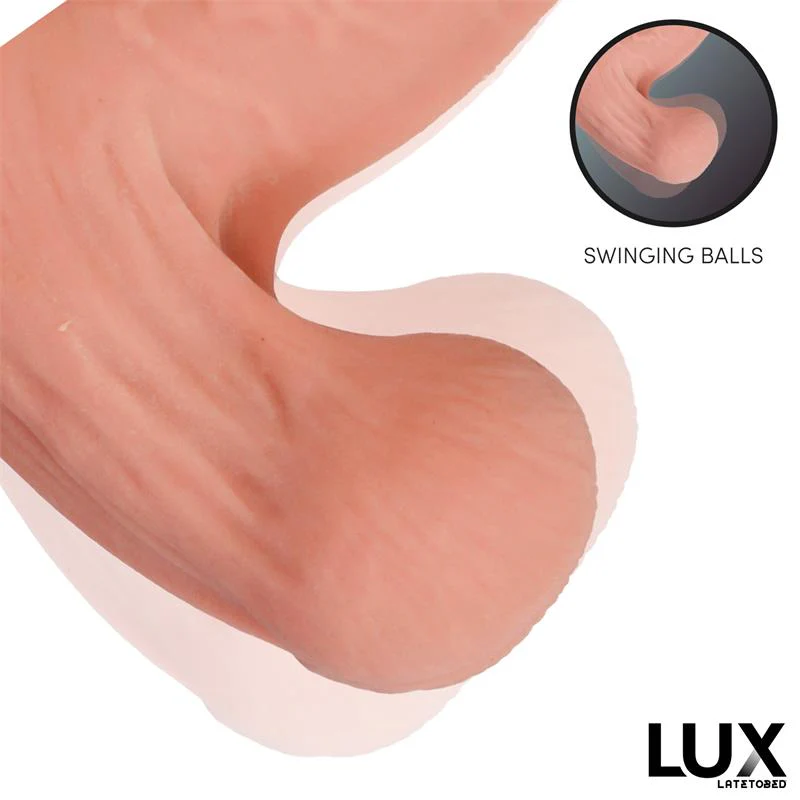 Dildo med Svängande Kulor 21 cm - Image 2