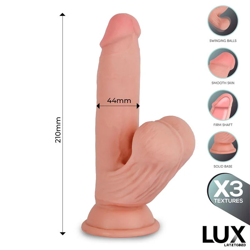 Dildo med Svängande Kulor 21 cm - Image 6