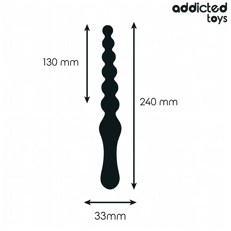 Double Anal Massager 24 cm - Image 4