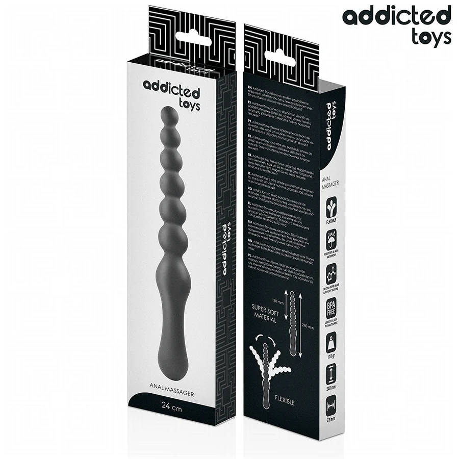 Double Anal Massager 24 cm - Image 6