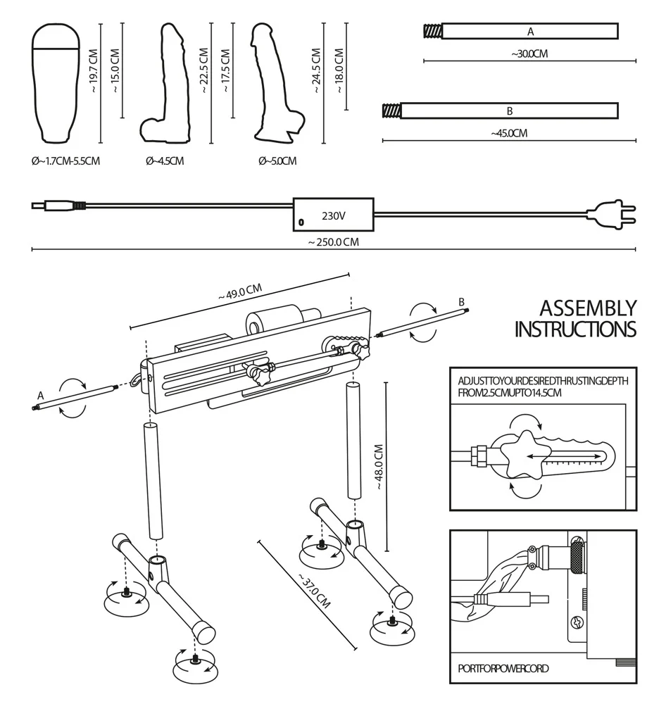 Double-sided Sexmaskin för Par - Image 11