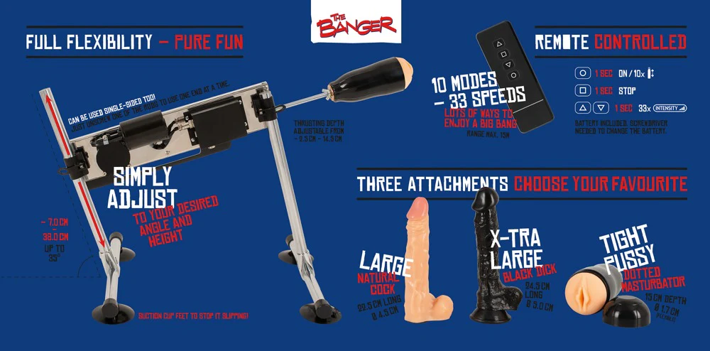Double-sided Sexmaskin för Par - Image 14