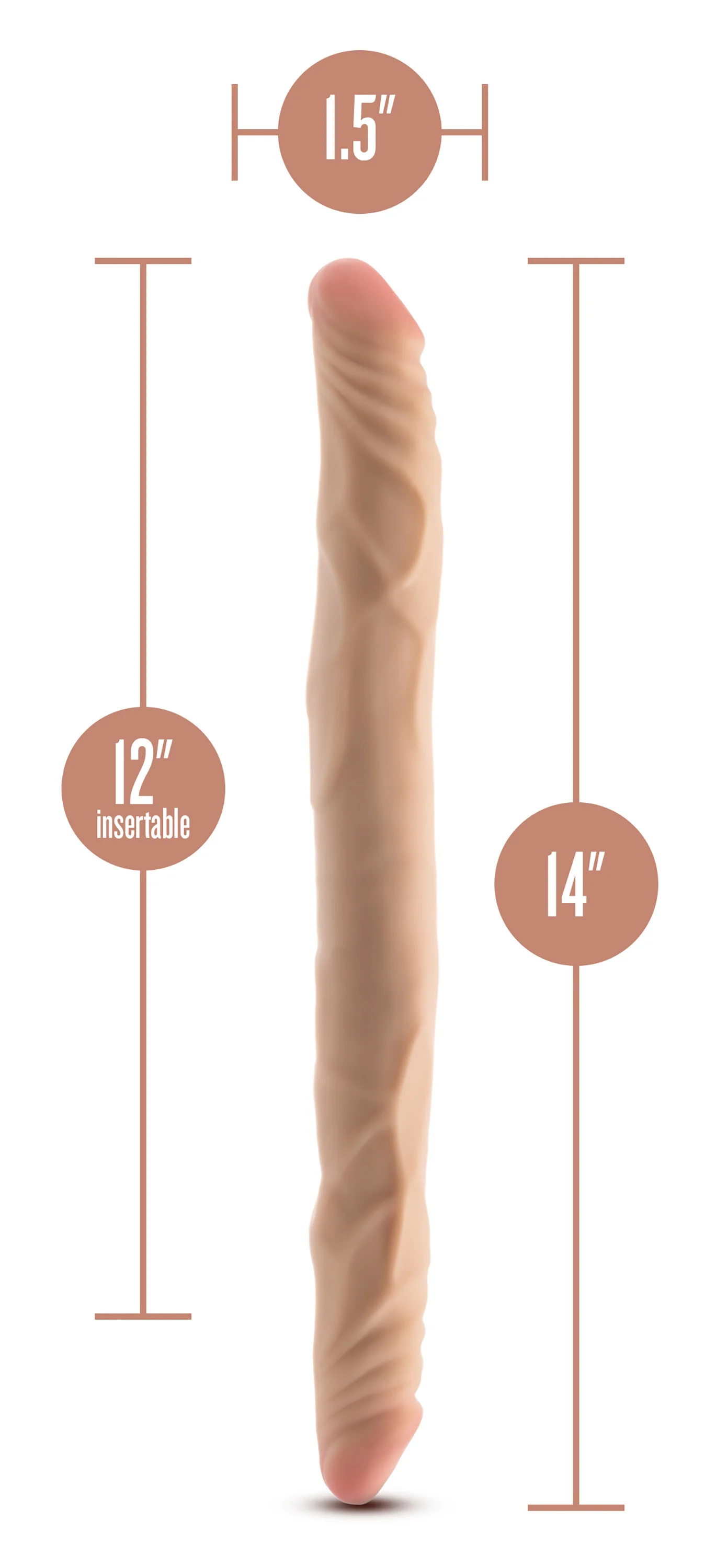 Dr Skin Posable Dubbeldildo 35 cm - Image 10