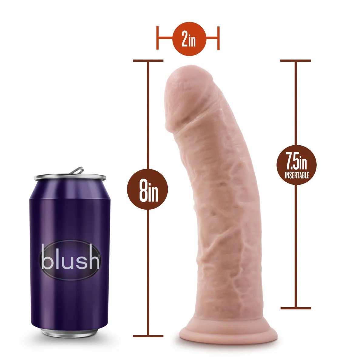 Dr Skin Realistisk Dildo 20 cm - Image 6