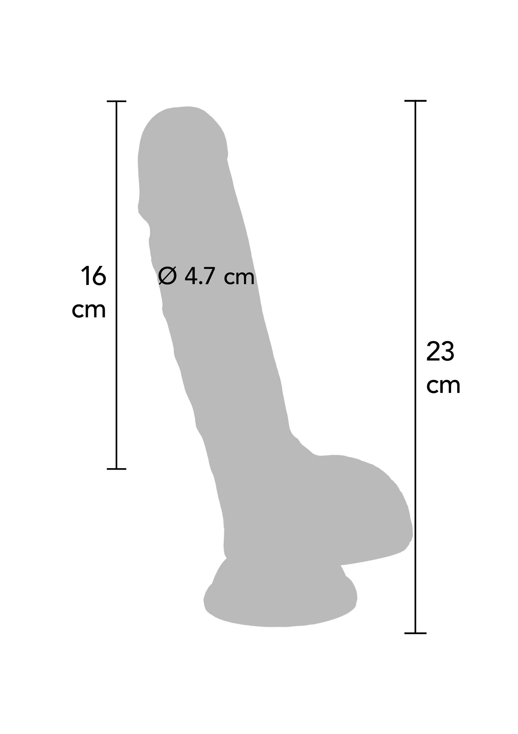 Dual Density Dildo 23 cm - Image 3