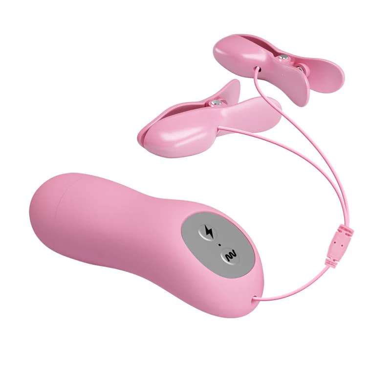 E-Stim Bröstklämmor Med Vibration - Image 3