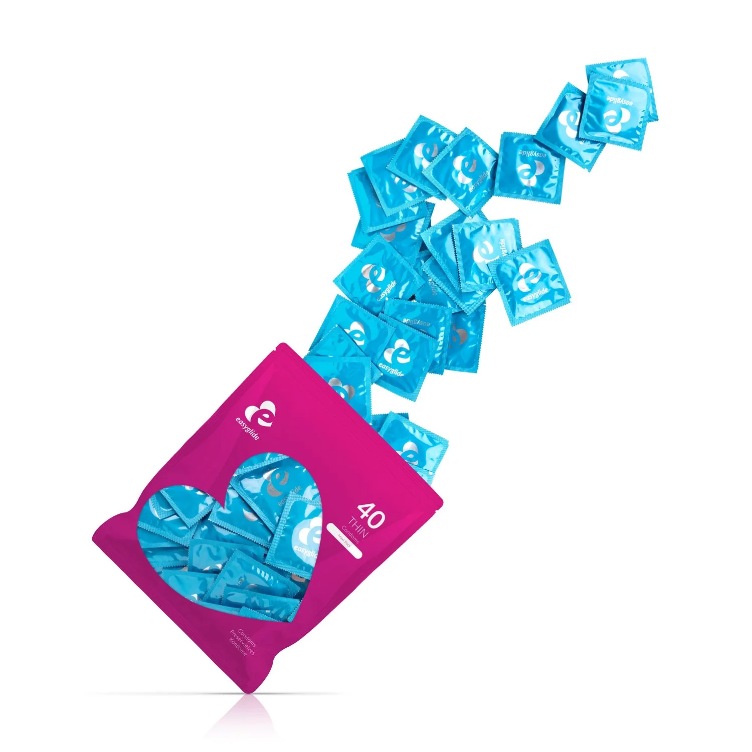 EasyGlide Extra Thin Kondomer 40-pack - Image 2